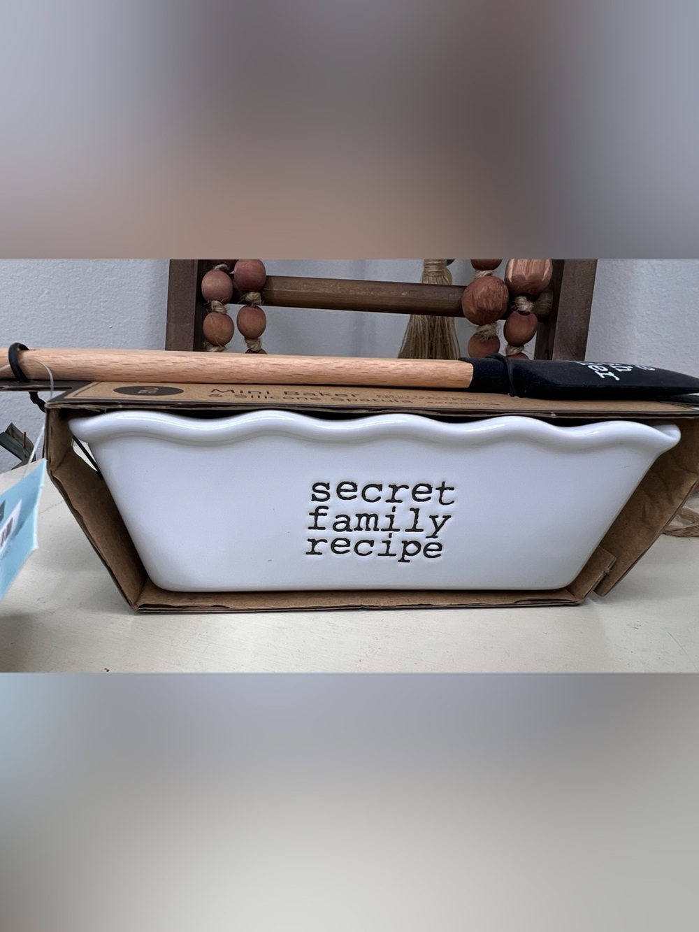 Brand New-Joseph A Collection “Secret Family Recipe” Mini Baker & Spatula